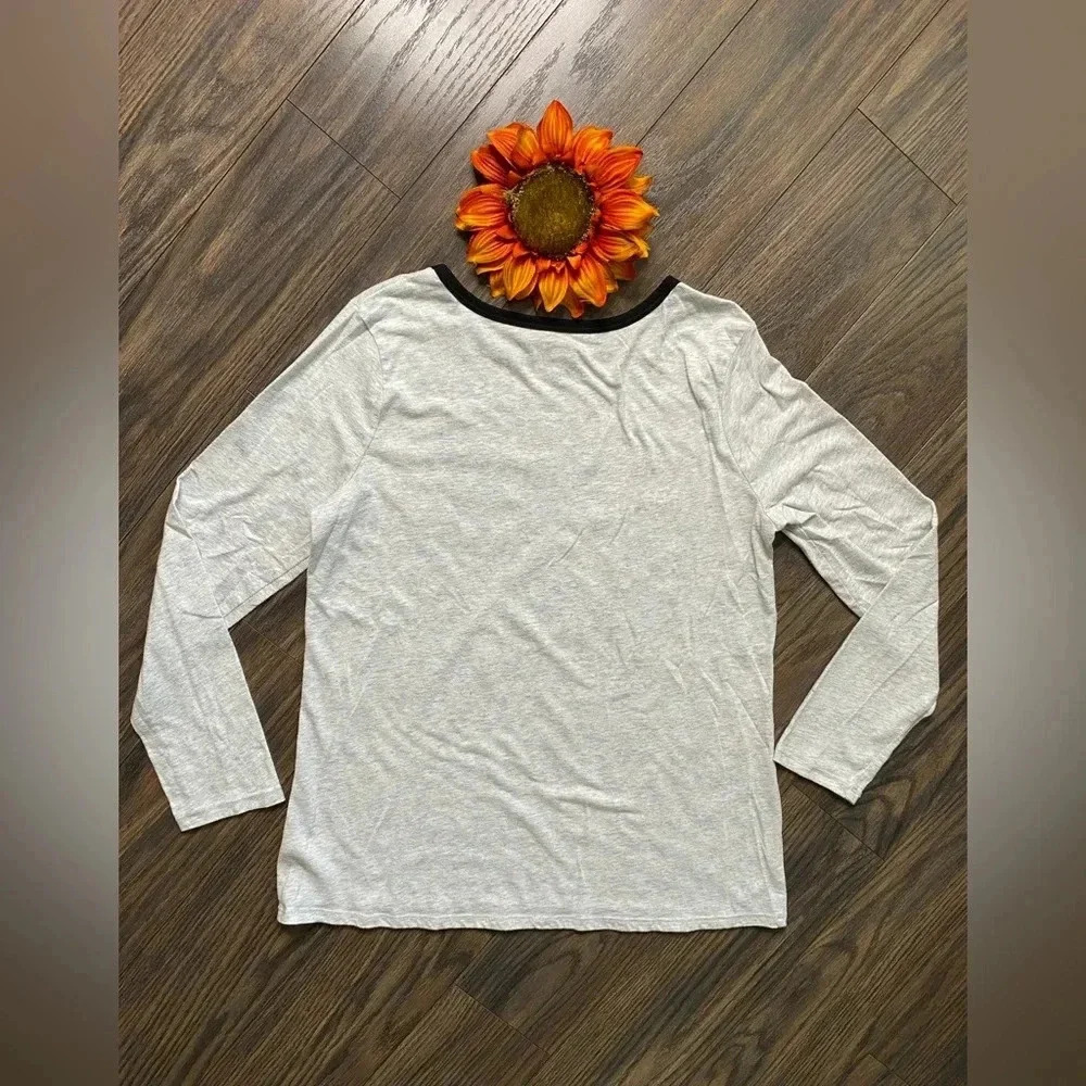 🌻5/$25🌻JUSTICE Long Sleeved Cat T-Shirt | 16/18 | - Picture 4 of 5